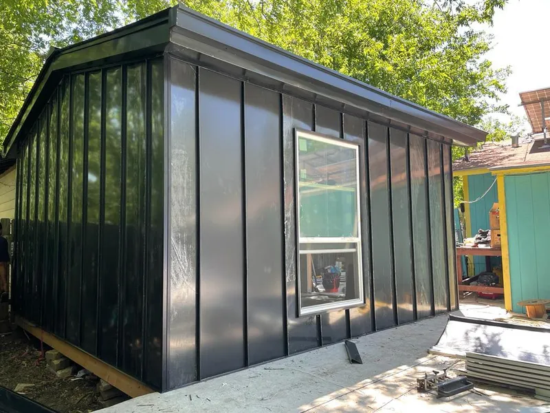 Black standing seam metal wall panels for Roof Inspection in Humboldt