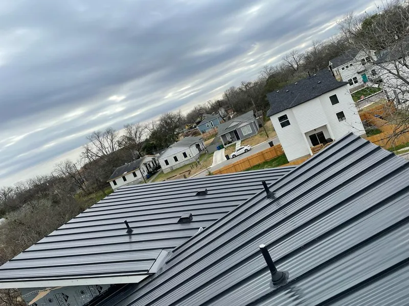 Standing seam metal roof panels with vents for Skylight Repair in Humboldt